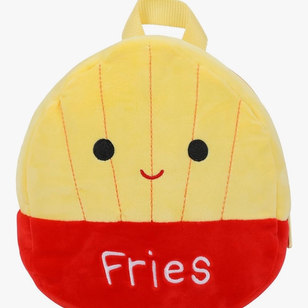 Squishmallows NWT Floyd the French Fries Plush Tote Bag